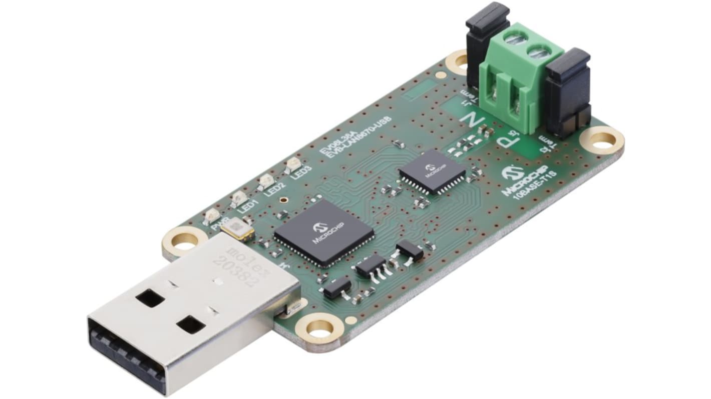 EV08L38A Kit d'évaluation Microchip 10BASET1S PHY