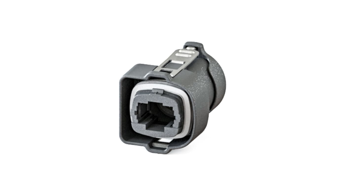 Yamaichi RJ45 aljzat, A peremes fedél felszerelése, Y-ConFlange-10, Y-ConFlange-10-B használatához