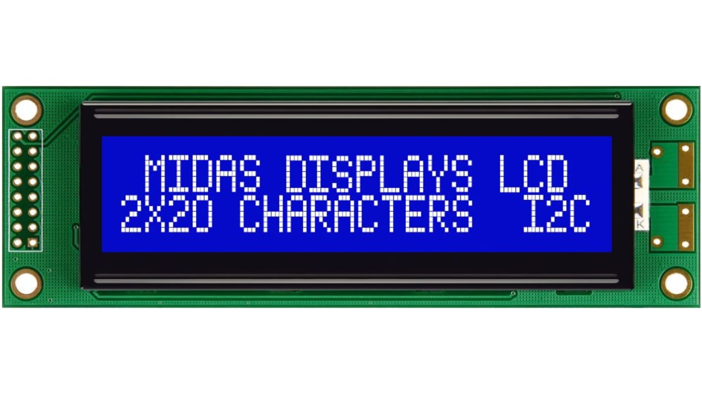 Display alfanumerico LCD Midas, Alfanumerico, 2x20 caratteri