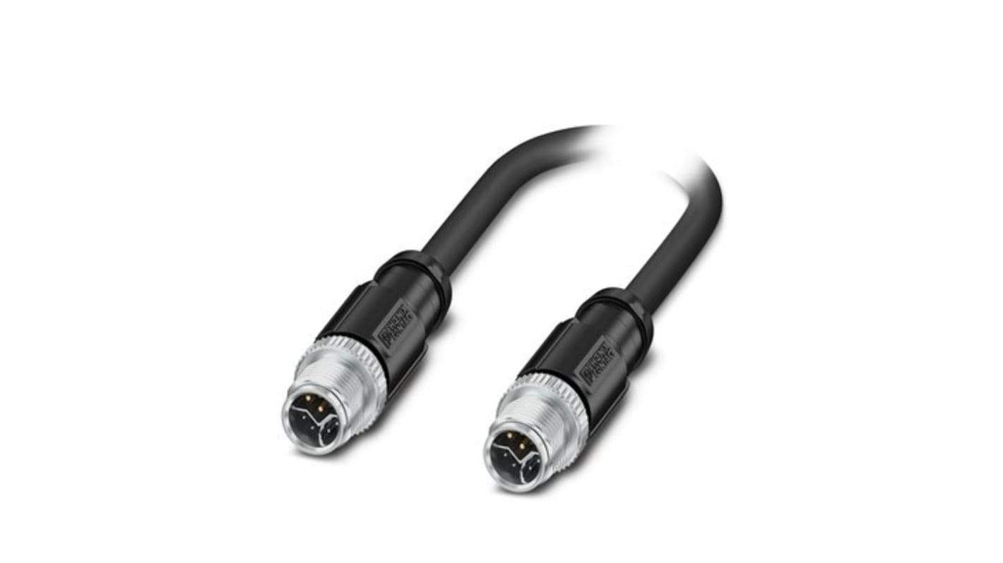 Cable Ethernet Cat5 apantallado Phoenix Contact de color Negro, long. 1m