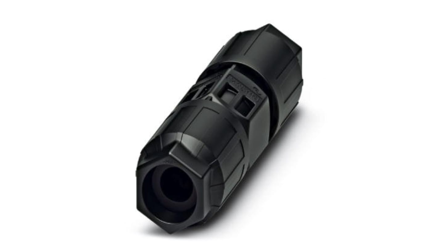 Conector circular Phoenix Contact hembra serie QPD de 4 vías, montaje aéreo, IP66, IP68, IP69K