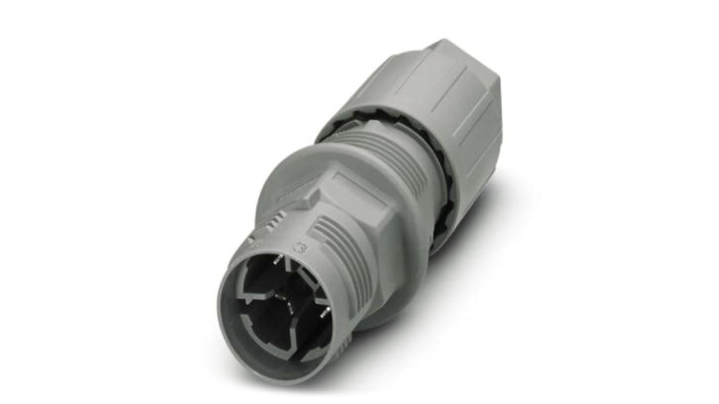 Phoenix Contact Circular Connector, 4 Contacts, Cable Mount, Socket, IP66, IP68, IP69K, QPD Series