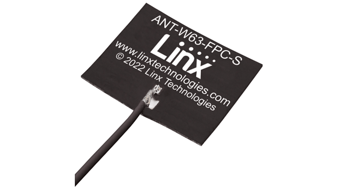 Mindenirányú Linx Dipól WiFi antenna Ragasztó ANT-W63-FPC-SH50M4 NYÁK Belső MHF4 50mm Anya 8.5dBi WiFi LFPCW63