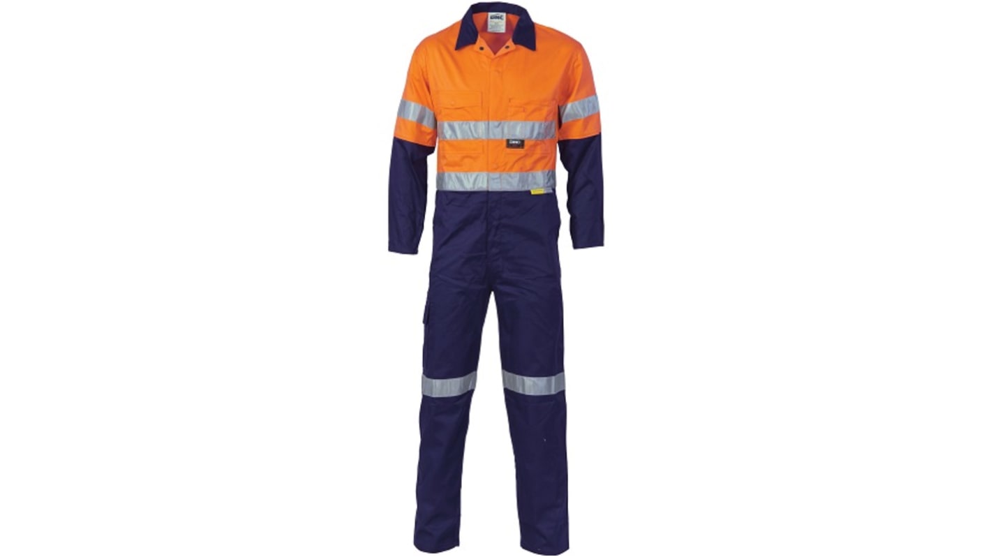 DNC Orange/Navy Hi Vis Overalls, 102R