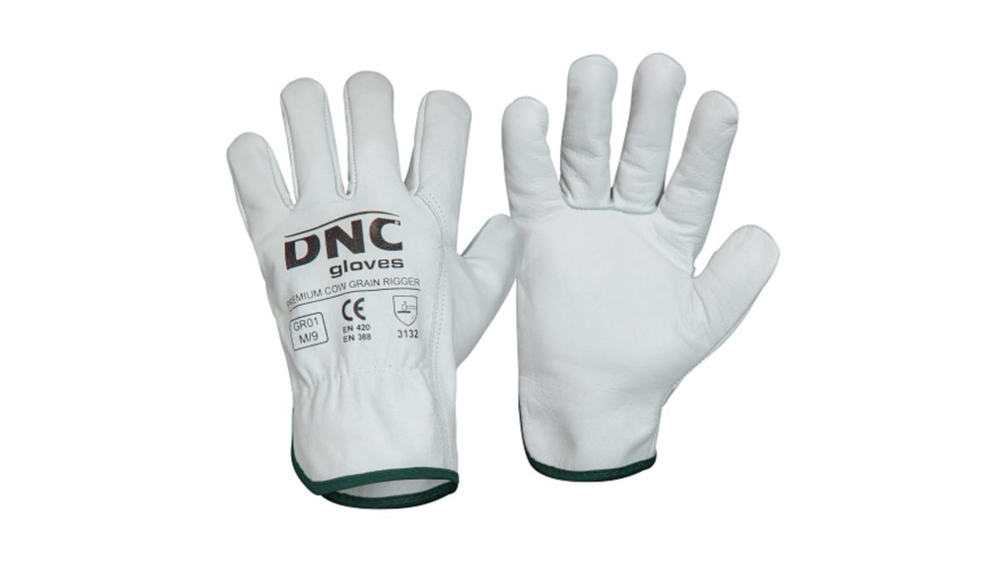 DNC Grey General Purpose Work Gloves, Size 9, Large