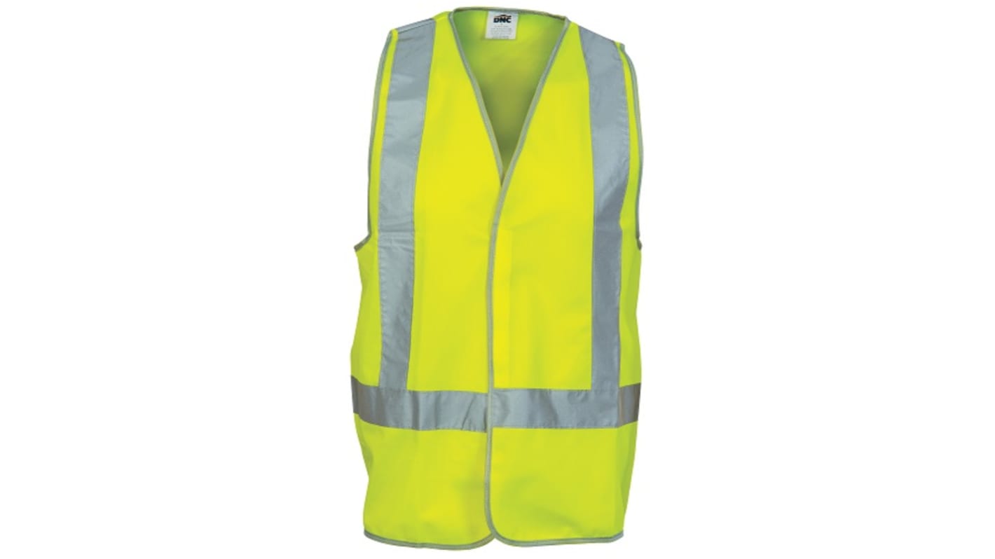 DNC Yellow Hi-Vis Hi Vis Vest, 8XL