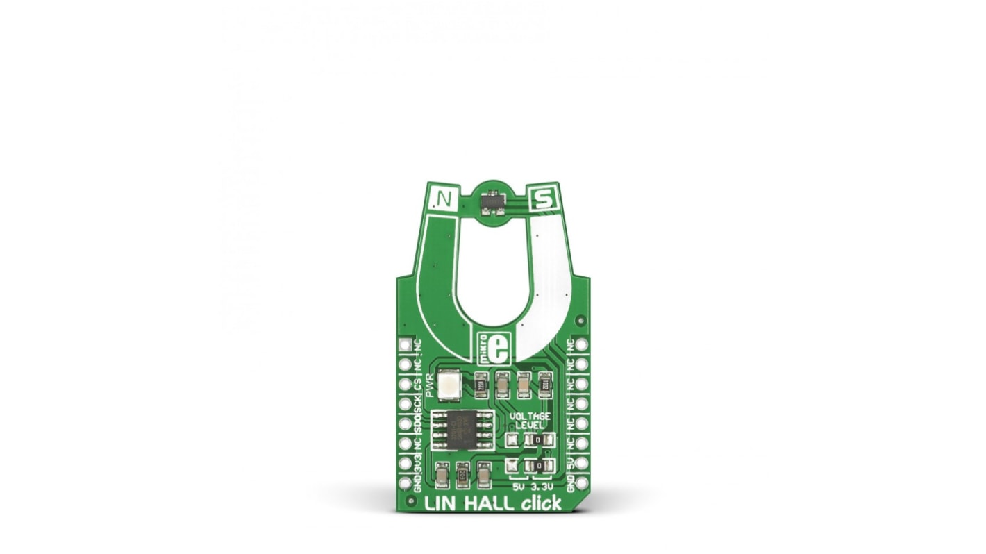 MikroElektronika LIN HALL Click Magnetic Switch Module for MCP3201, MLX90242