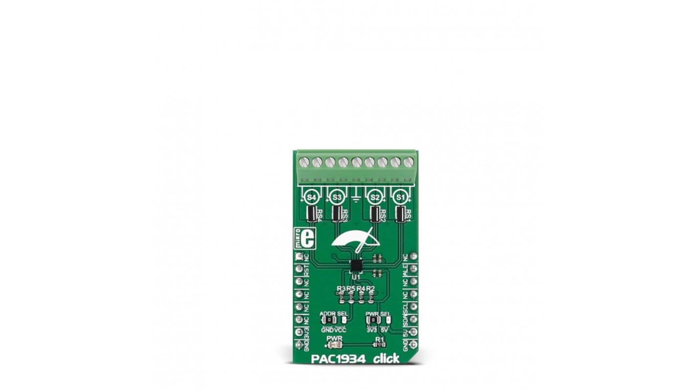 MikroElektronika PAC1934 Click Voltage Measurement for PAC1934 for Power Management Systems