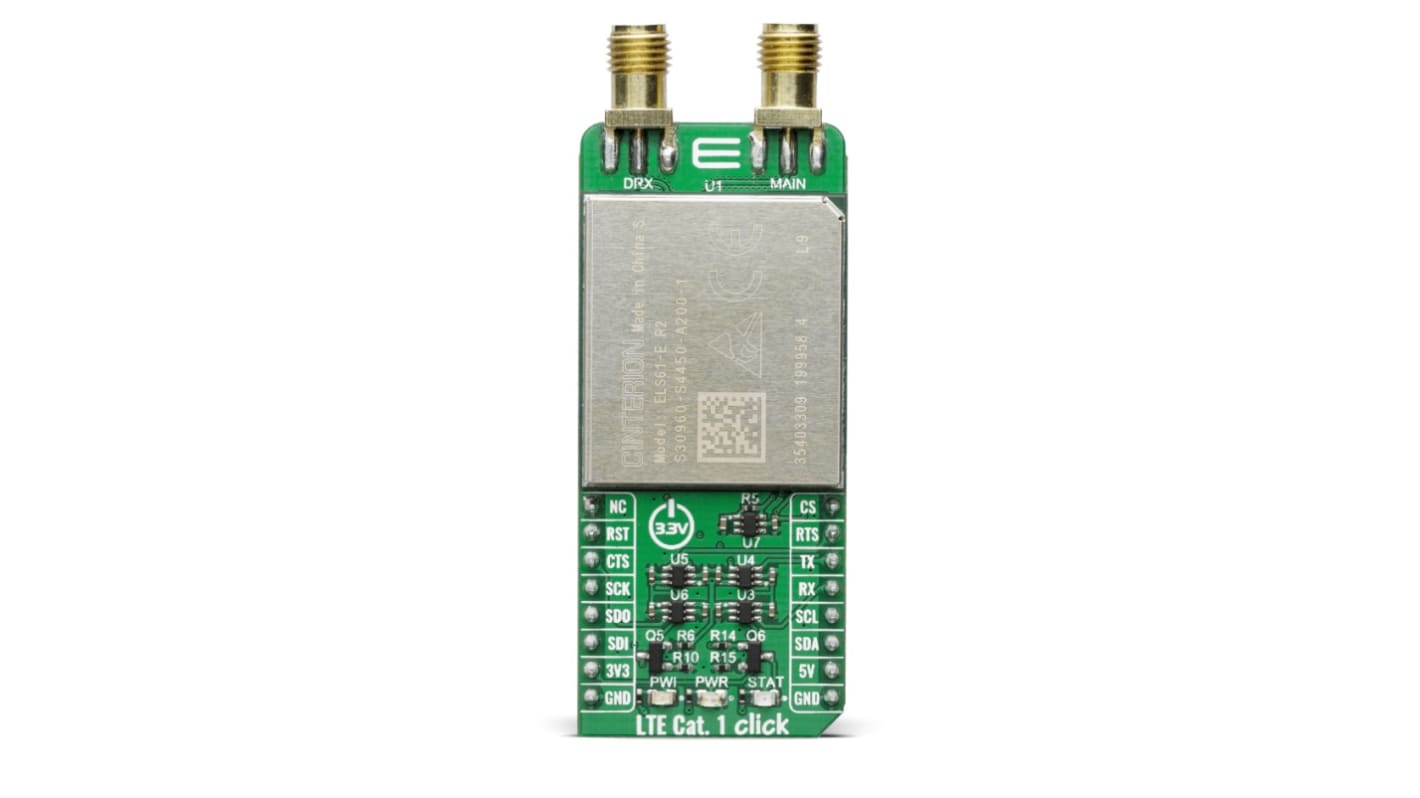 MikroElektronika LTE Cat.1-EU Click (for Europe) ELS61-EU mikroBus Click Board MIKROE-3757