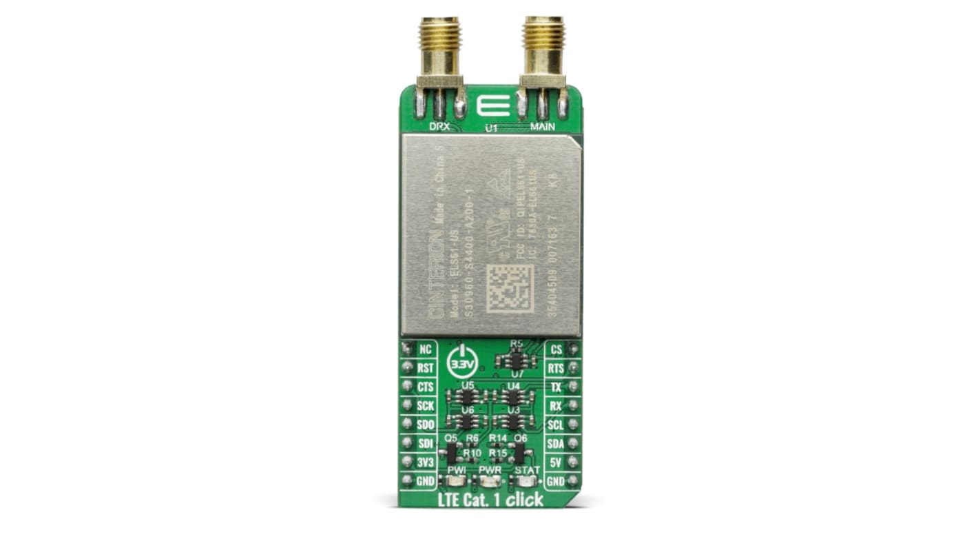 Strumento di sviluppo comunicazione e wireless MikroElektronika LTE Cat.1-US Click (for United States)