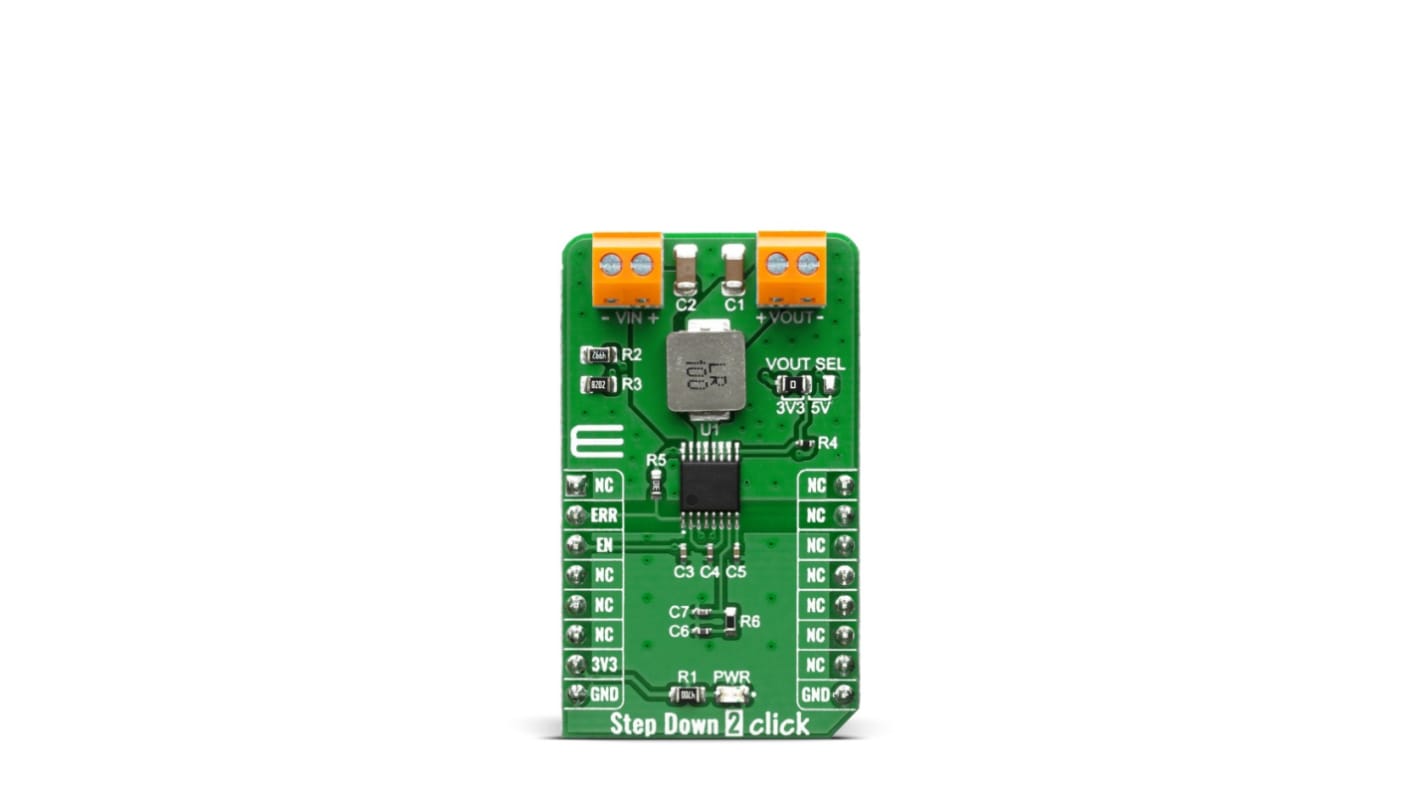 MikroElektronika Step Down 2 Click Step-Down Regulator for L6986HTR for LNMs, PLCs