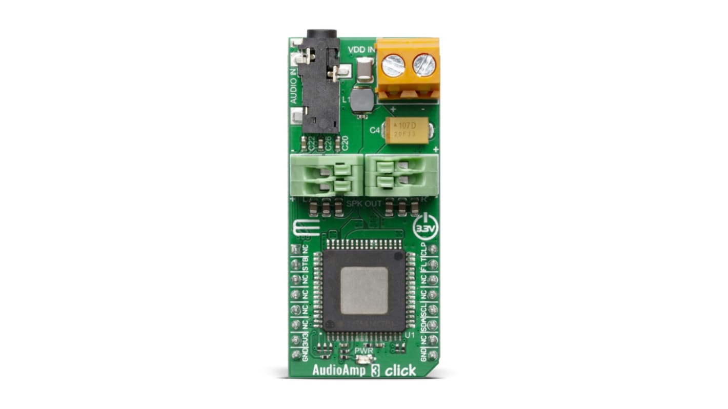 MikroElektronika Development Board, Audioverstärker, AudioAmp 3 Click Verstärkerplatine