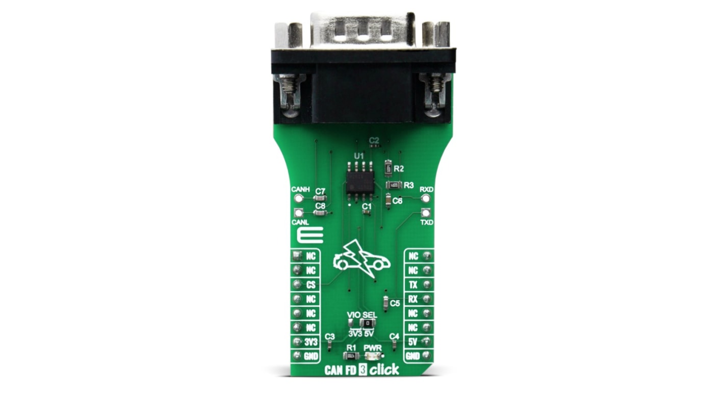 MikroElektronika Entwicklungstool Kommunikation und Drahtlos Transceiver-Platine CAN für BCM, Gateway-Module