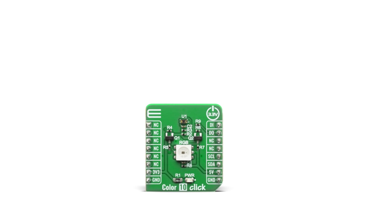 Scheda click mikroBus Color 10 Click MikroElektronika, con Ottico