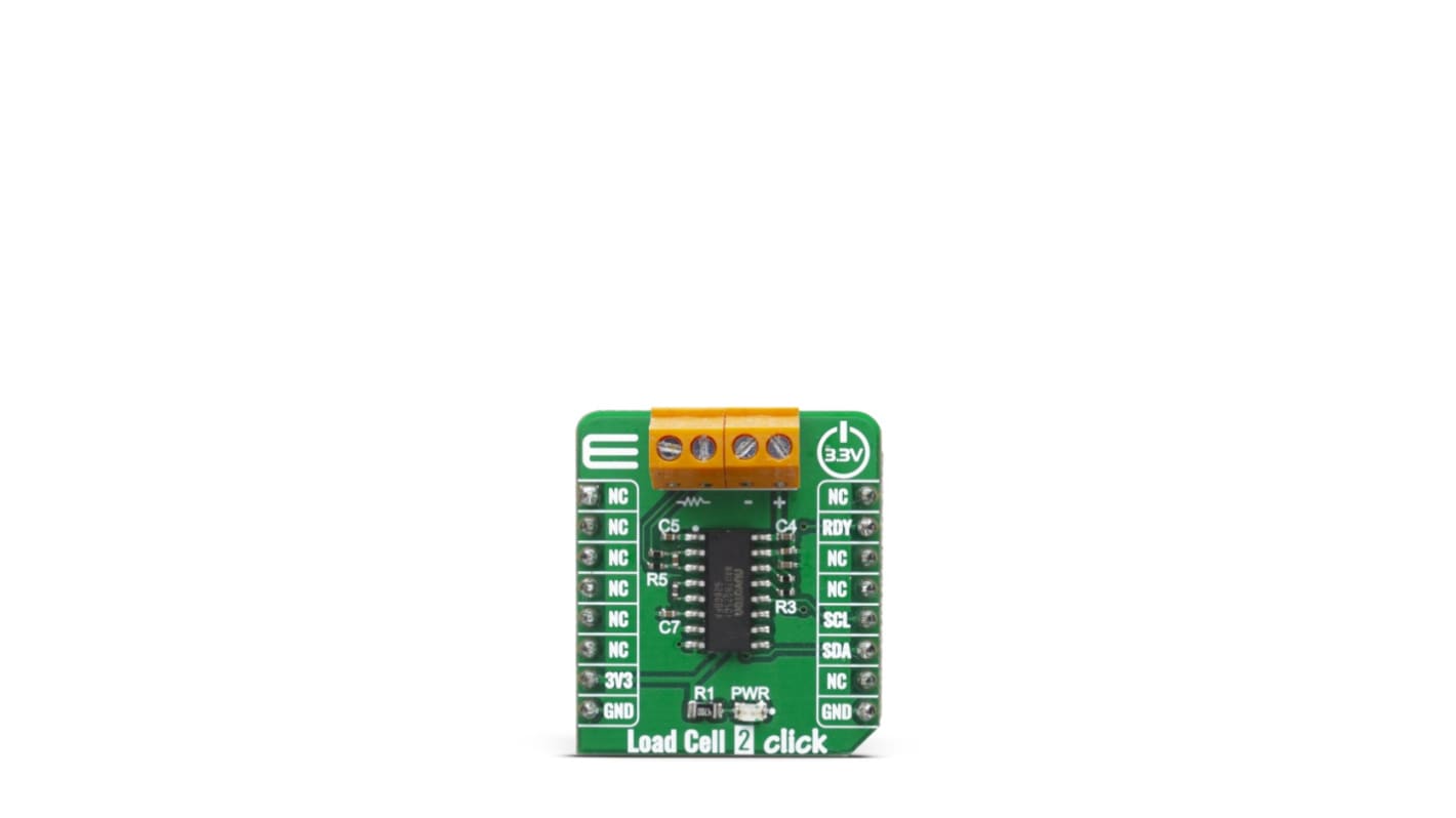 Scheda click mikroBus Load Cell 2 Click MikroElektronika