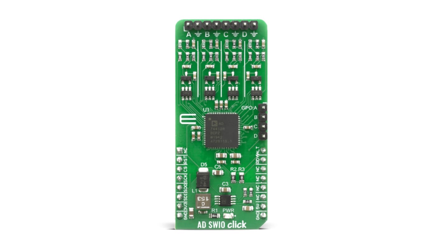 MikroElektronika MIKROE-4081 AD-SWIO Click mikroBus Click Board Signal Conversion Development Tool