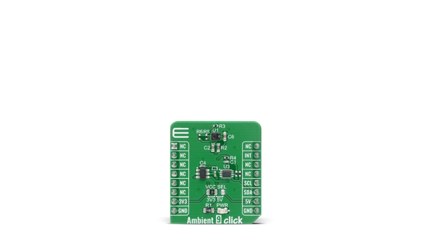 Scheda add on sensore Ambient 9 Click MikroElektronika, con Ottico