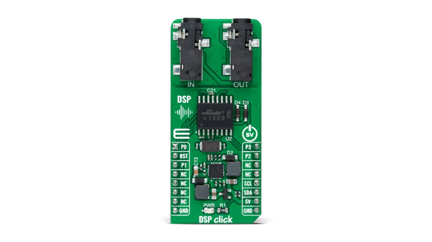 MikroElektronika Entwicklungstool Signalumwandlung Sensor-Zusatzplatine, DSP Click