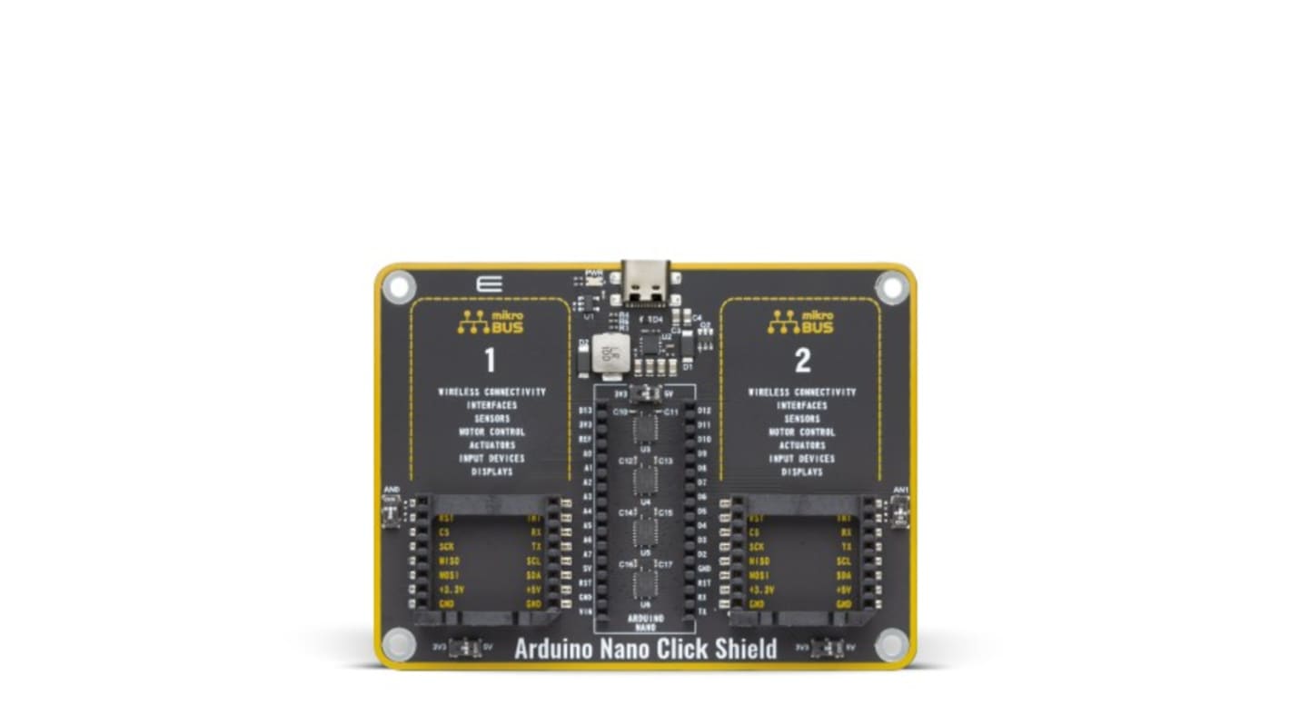 MikroElektronika Arduino Nano Click Shield Shield MIKROE-4443