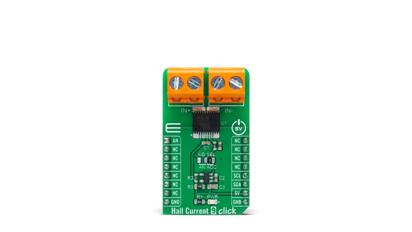 Module de développement pour capteur MikroElektronika pour Capteur de courant magnétique