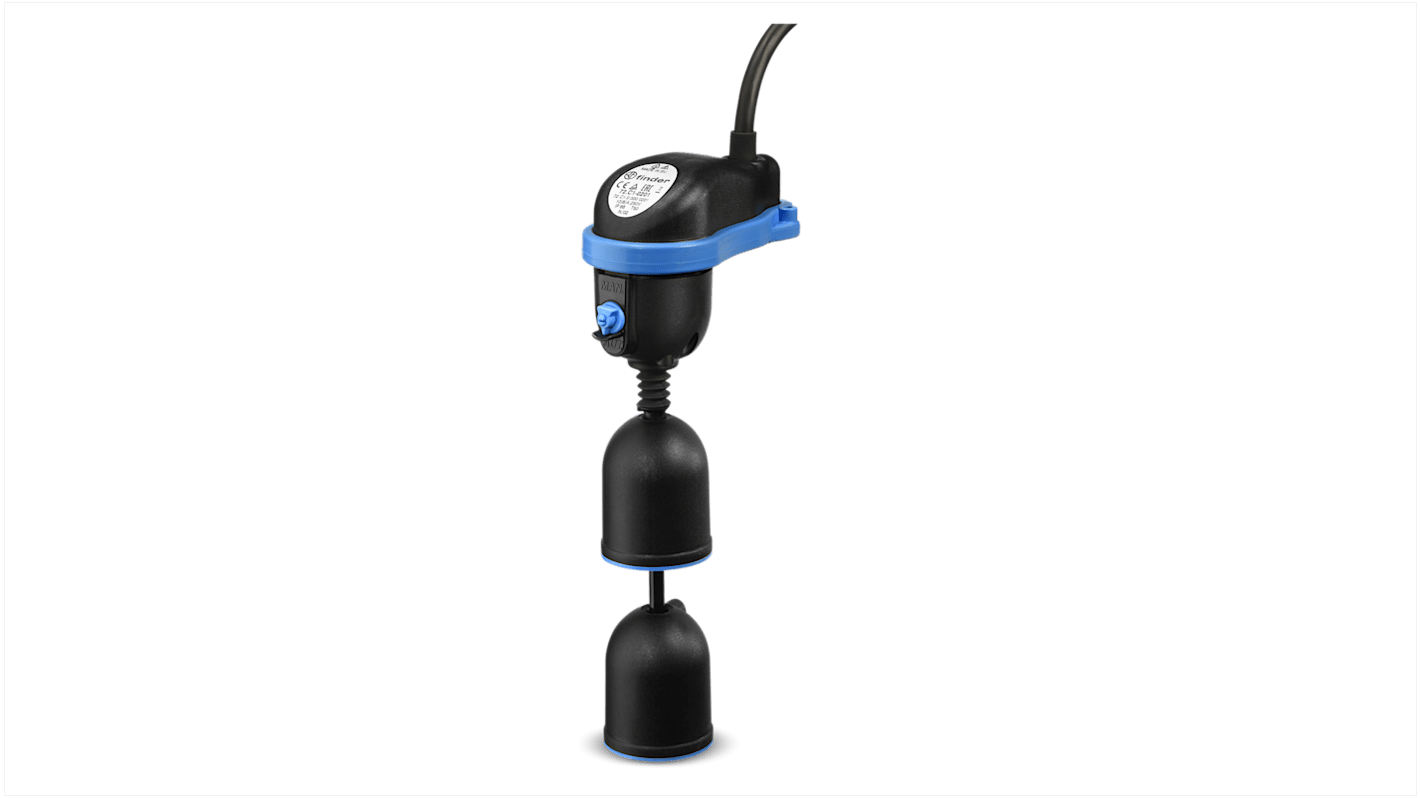 72.C1.0.000.0201 Finder Wall Mount Polypropylene Float Switch, Float