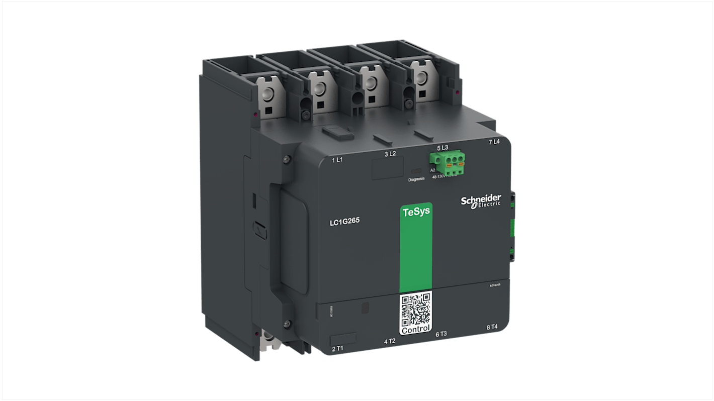 Schneider Electric TeSys F LC1G265 Leistungsschütz / 100 → 250 V ac/dc Spule, 4 -polig 1 Schließer, 1 Öffner /