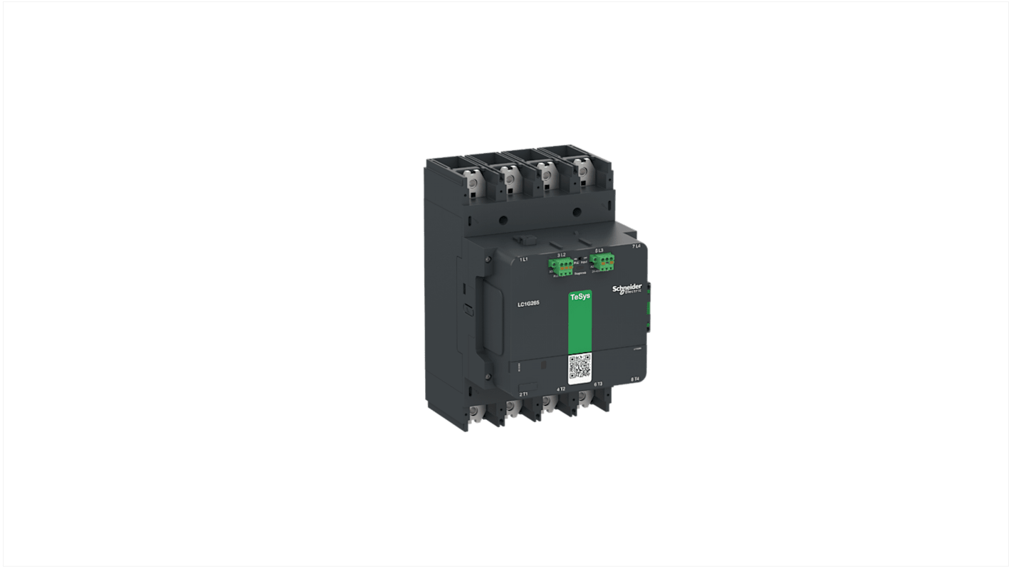 Contattore Controllo del carico Schneider Electric, serie LC1G400, 4 poli, 1 NA + 1 NC, 550 A, bobina 200 → 500