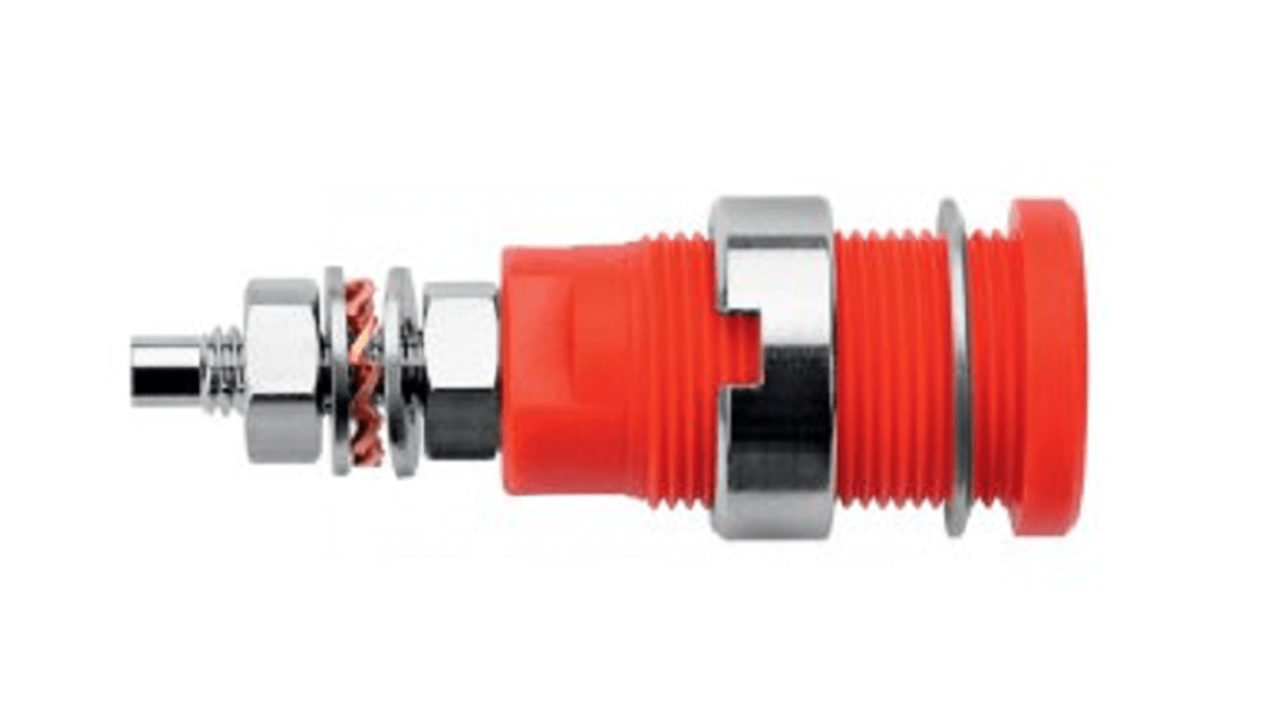 RS SEB 6446 Ni / GN | Schutzinger Green Male Banana Socket, M4 Thread ...