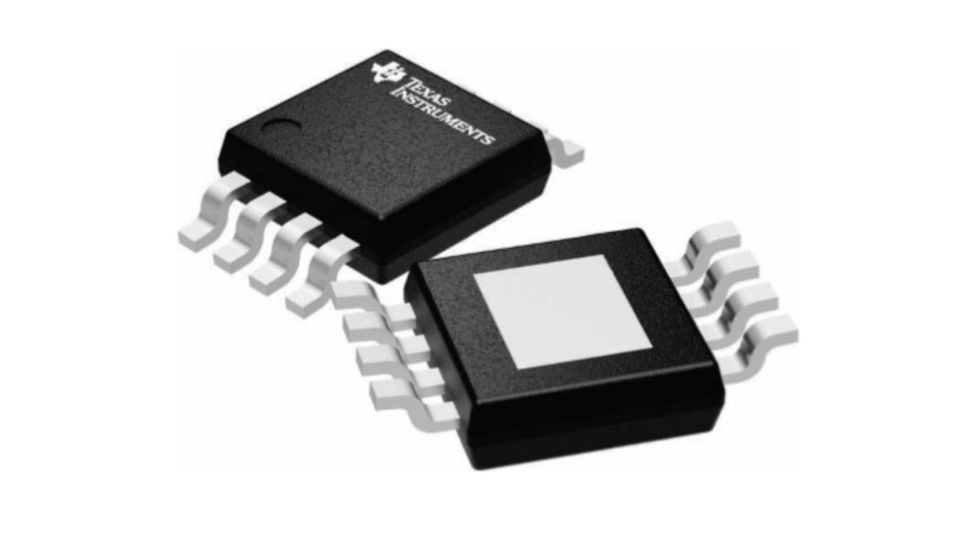 Amplificatore per strumentazione Texas Instruments alimentazione singola, , SMD, MSOP8, 8 Pin