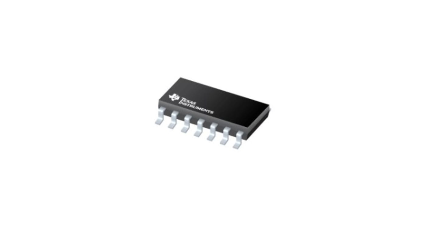 Amplificateur opérationnel Texas Instruments, montage CMS, alim. Simple, SOIC Précision 4 14 broches