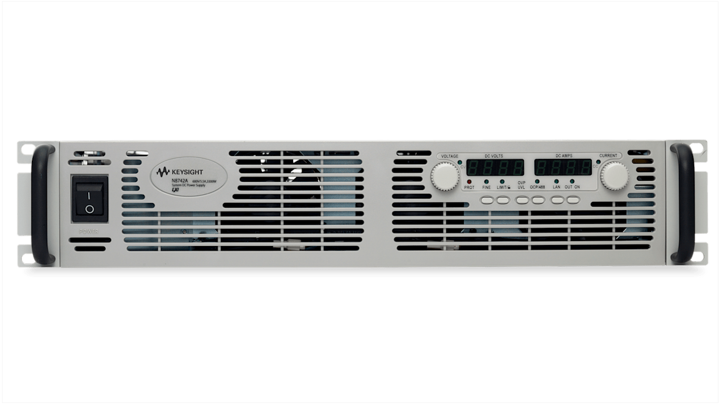 Keysight Technologies N8700 Series Bench Power Supply, 10V, 330A, 1-Output, 3.3kW