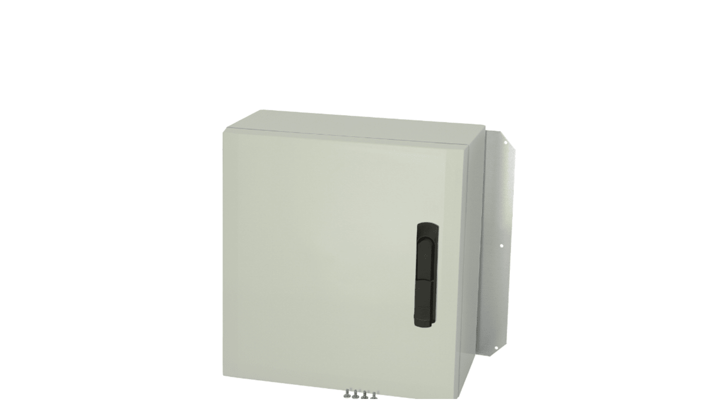 Fibox Polycarbonat Wandgehäuse IP66, HxBxT 500 mm x 500 mm x 210mm