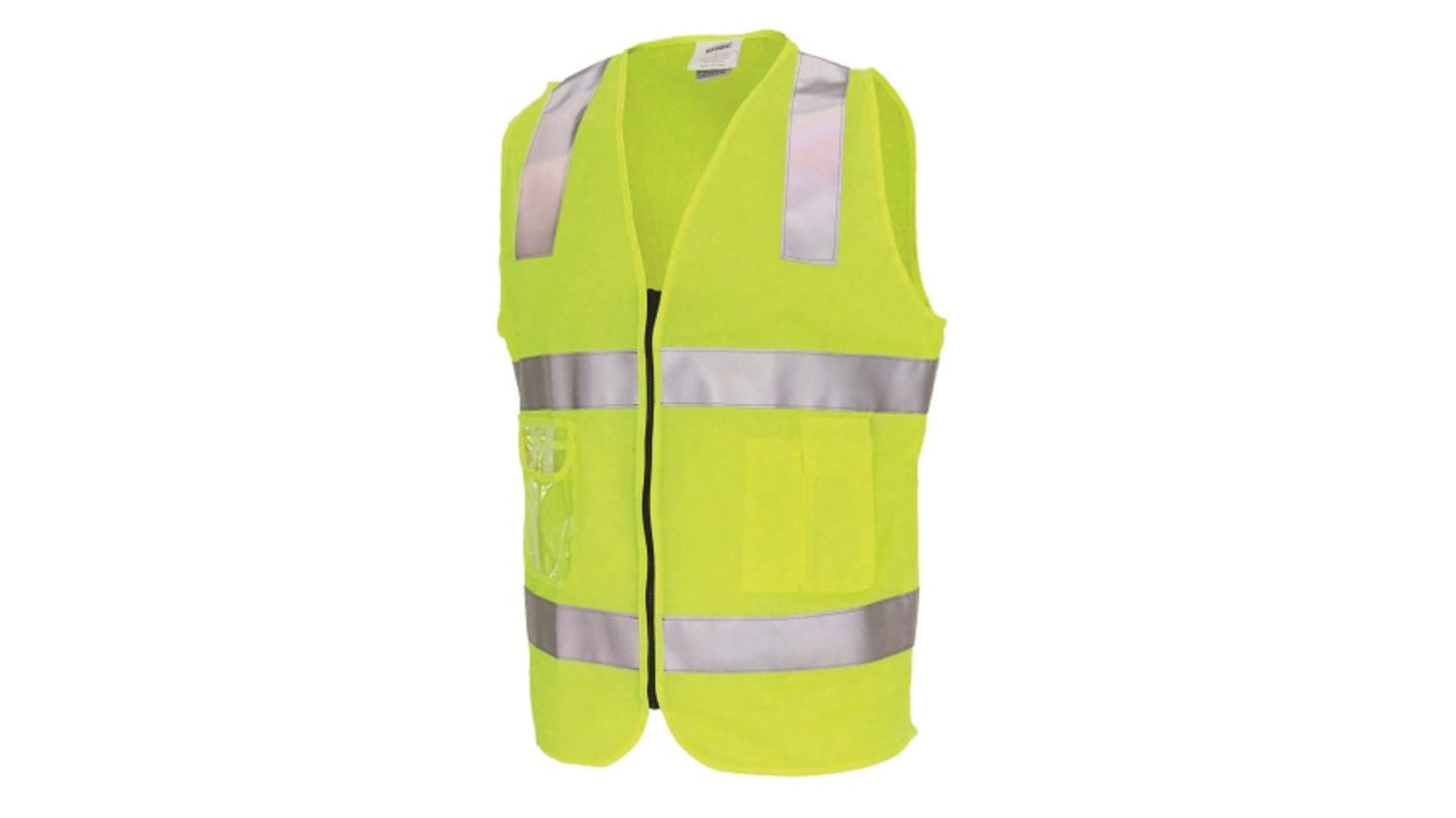 DNC Yellow Hi-Vis Hi Vis Vest, XS