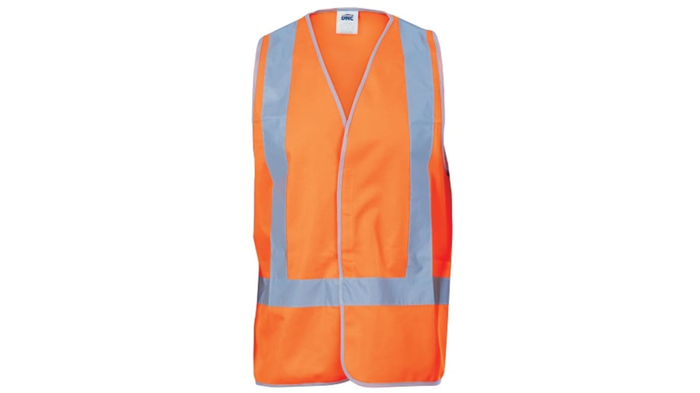 DNC Orange Hi-Vis Hi Vis Vest, XS