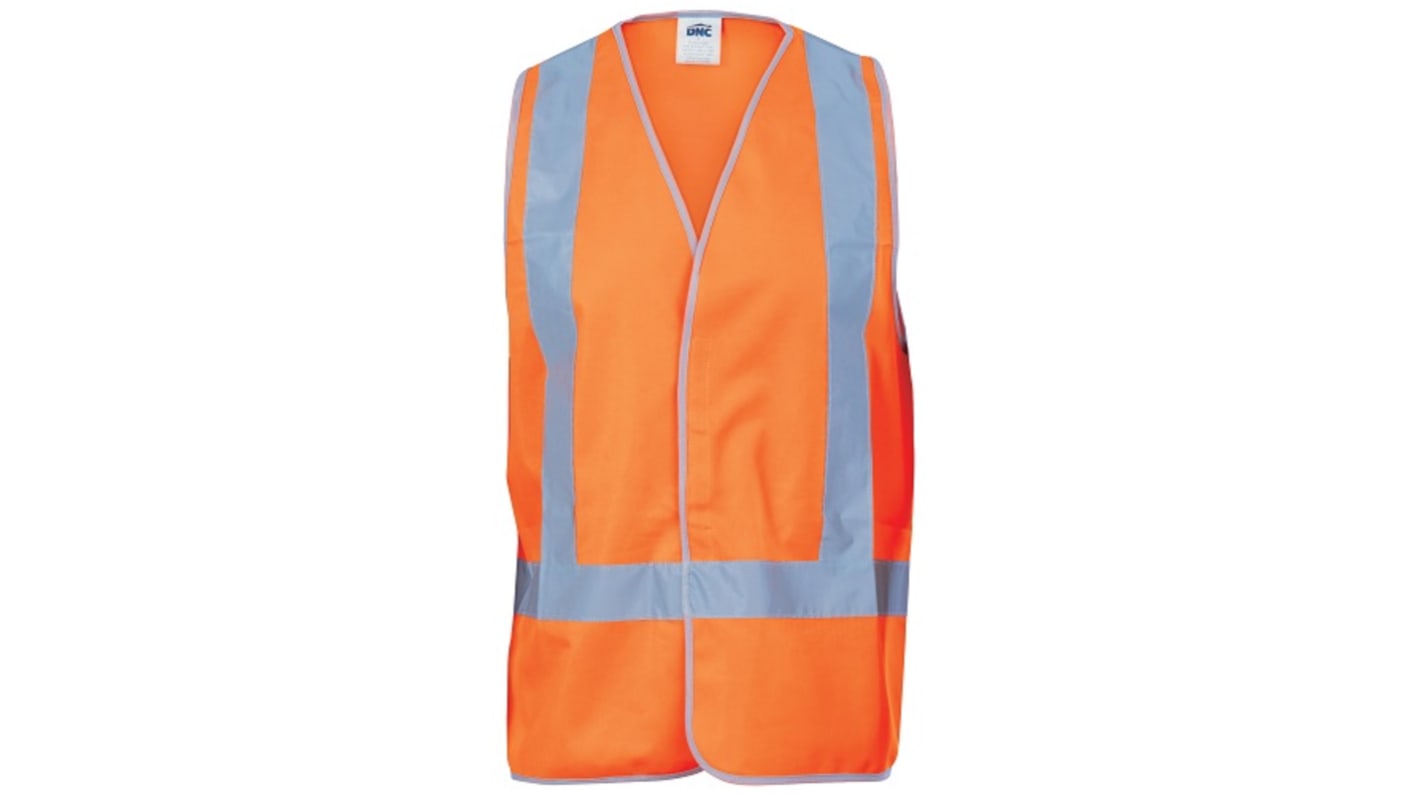 DNC Orange Hi-Vis Hi Vis Vest, XXL