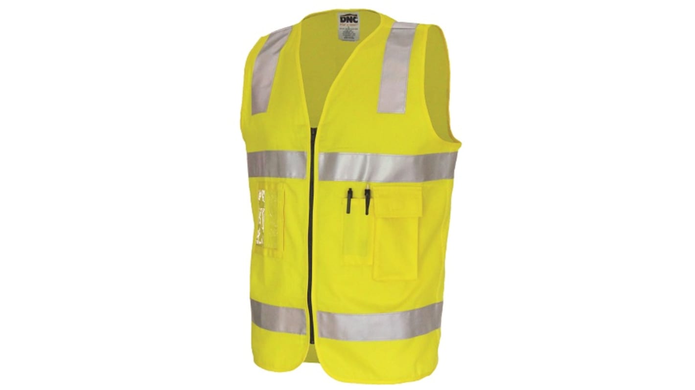 DNC Yellow Hi-Vis Hi Vis Vest, XXL