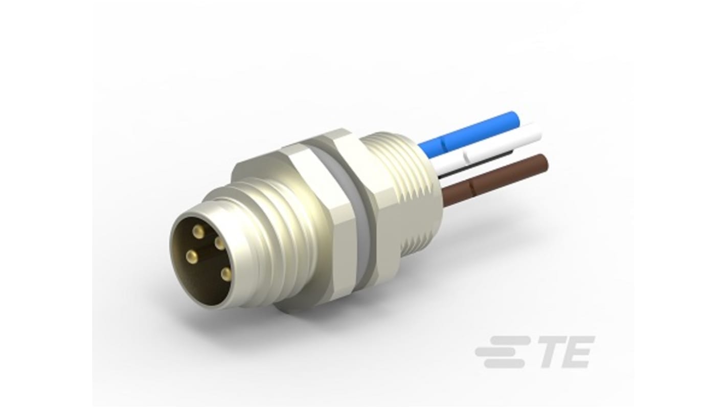 T4072014041001 TE Connectivity Circular Connector, 4 Contacts, Front
