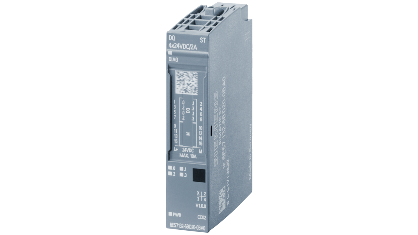 Siemens デジタル出力モジュール 6ES71326BD202BA0 デジタル出力モジュール SIMATIC I/Oシステム用