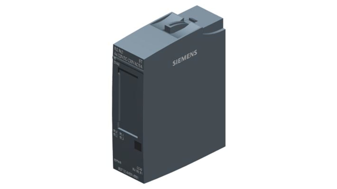 Módulo de salida digital Siemens 6ES7132, para usar con Sistema de E/S SIMATIC, 4 salidas tipo Digital