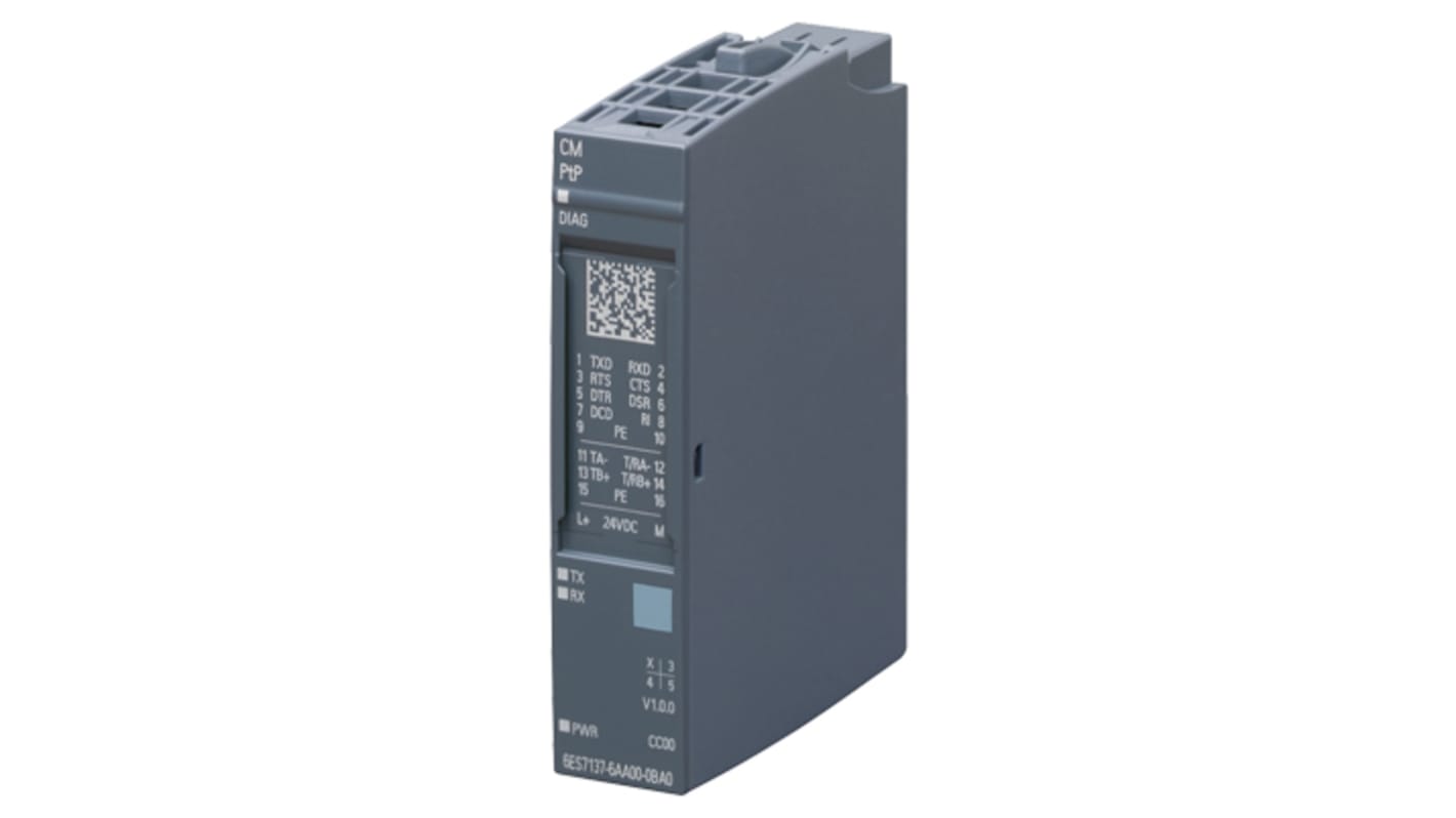 Siemens 6ES71 Analoges Eingangsmodul für SIMATIC E/A-System, 4 x Analog Eingang 20 mA 1000m