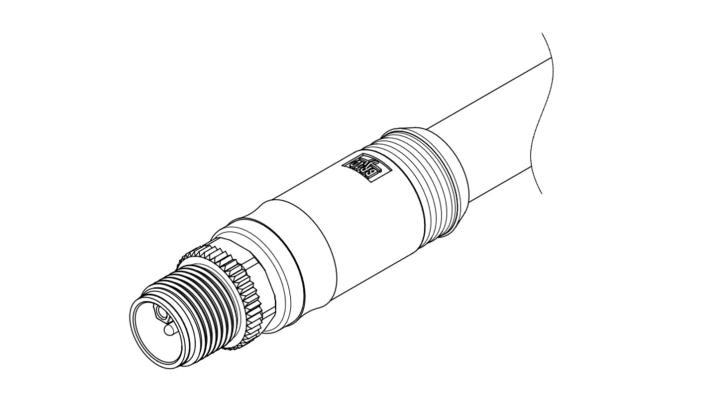 Cavo sensore/attuatore Brad from Molex 5 cond. M12 Maschio, L. 5m