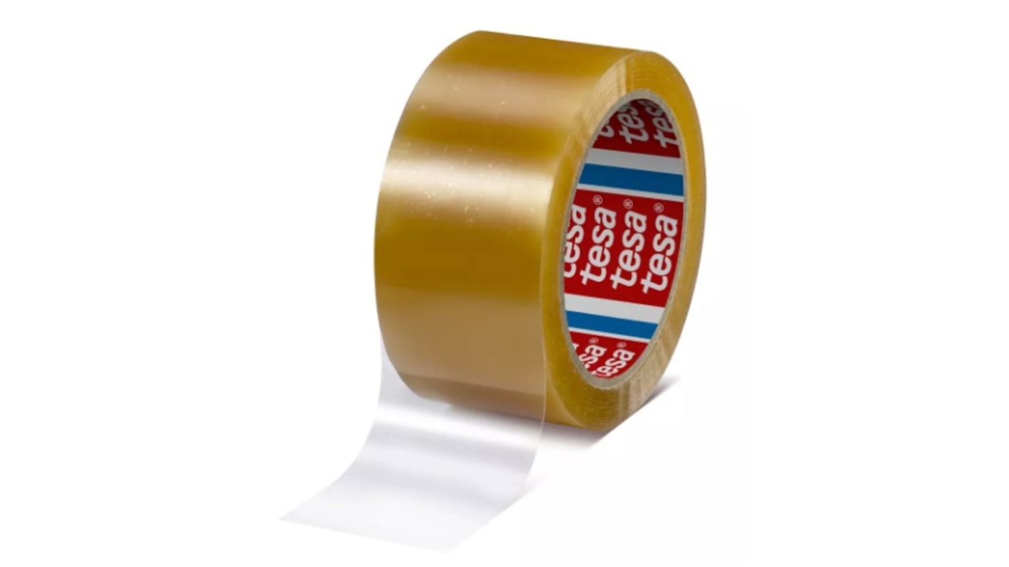 Tesa 60400 Transparent Packing Tape, 66m x 50mm