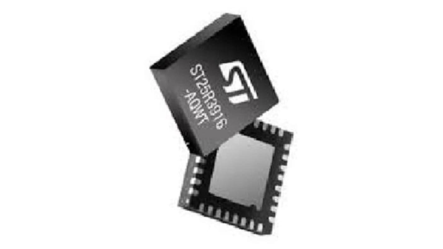 STMicroelectronics ST25R3916B-AQWT RFID and NFC Transceiver, 64-Pin TSSOP