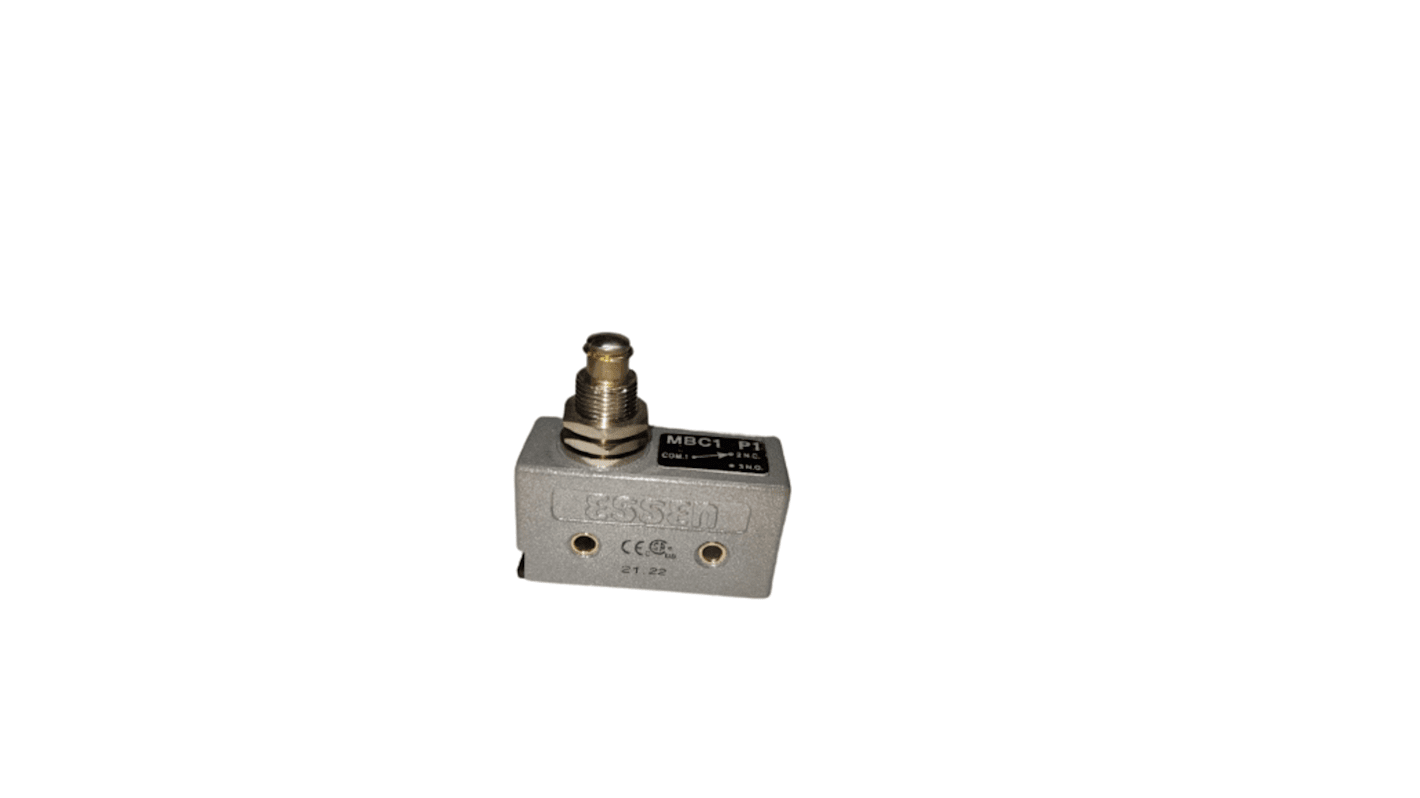 Microinterruptor, Émbolo de resorte SPDT 15 A a 250 V AC