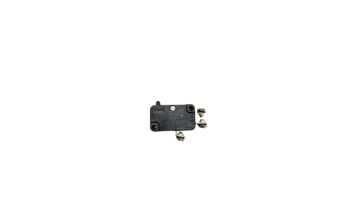 RS PRO Plunger Microswitch, Screw Terminal, 21A @ 250V ac, SPDT, IP40