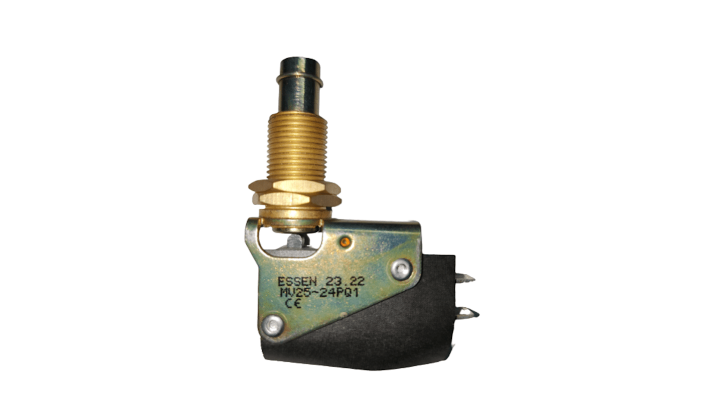 RS PRO Mikroschalter Federstößel-Betätiger Schnellverbindung, 16 A bei 250 V AC, SPDT IP 40 400g -55°C - +85°C