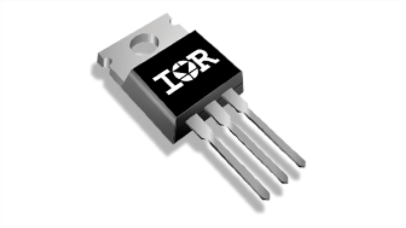 MOSFET, 195 A, 40 V, 3-tüskés, TO-220 HEXFET