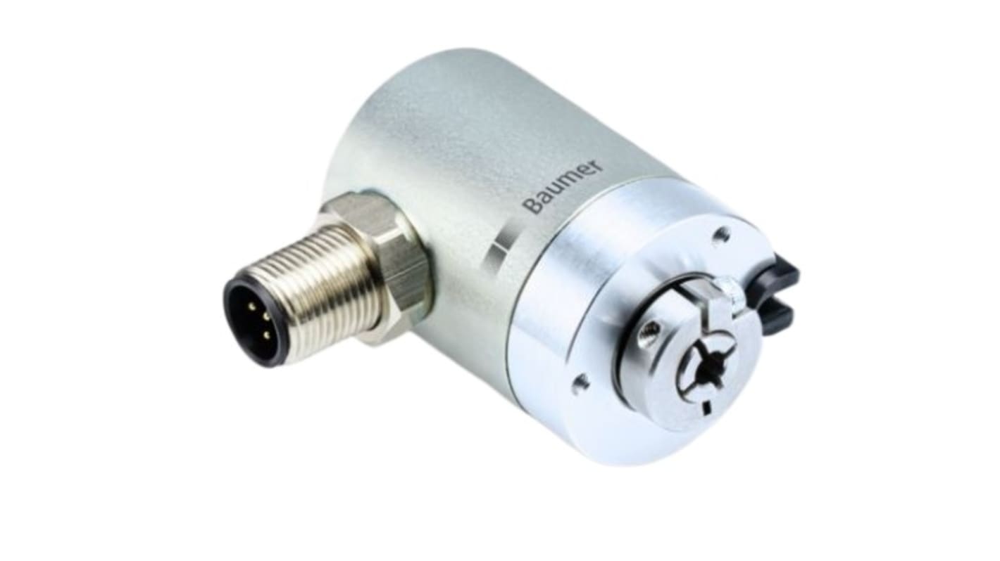 Baumer Absolute Absolute Encoder, Singleturn 12 bit - Multiturn 16 bit ppr, SSI Signal, Blind Hollow Type