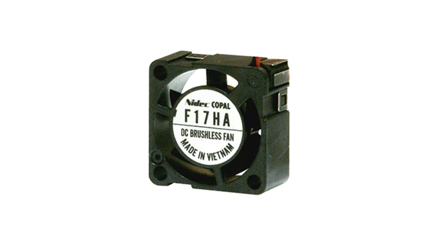 NIDEC COPAL ELECTRONICS GMBH 軸流ファン 電源電圧：3.3 V dc, DC, F17FA-03MC