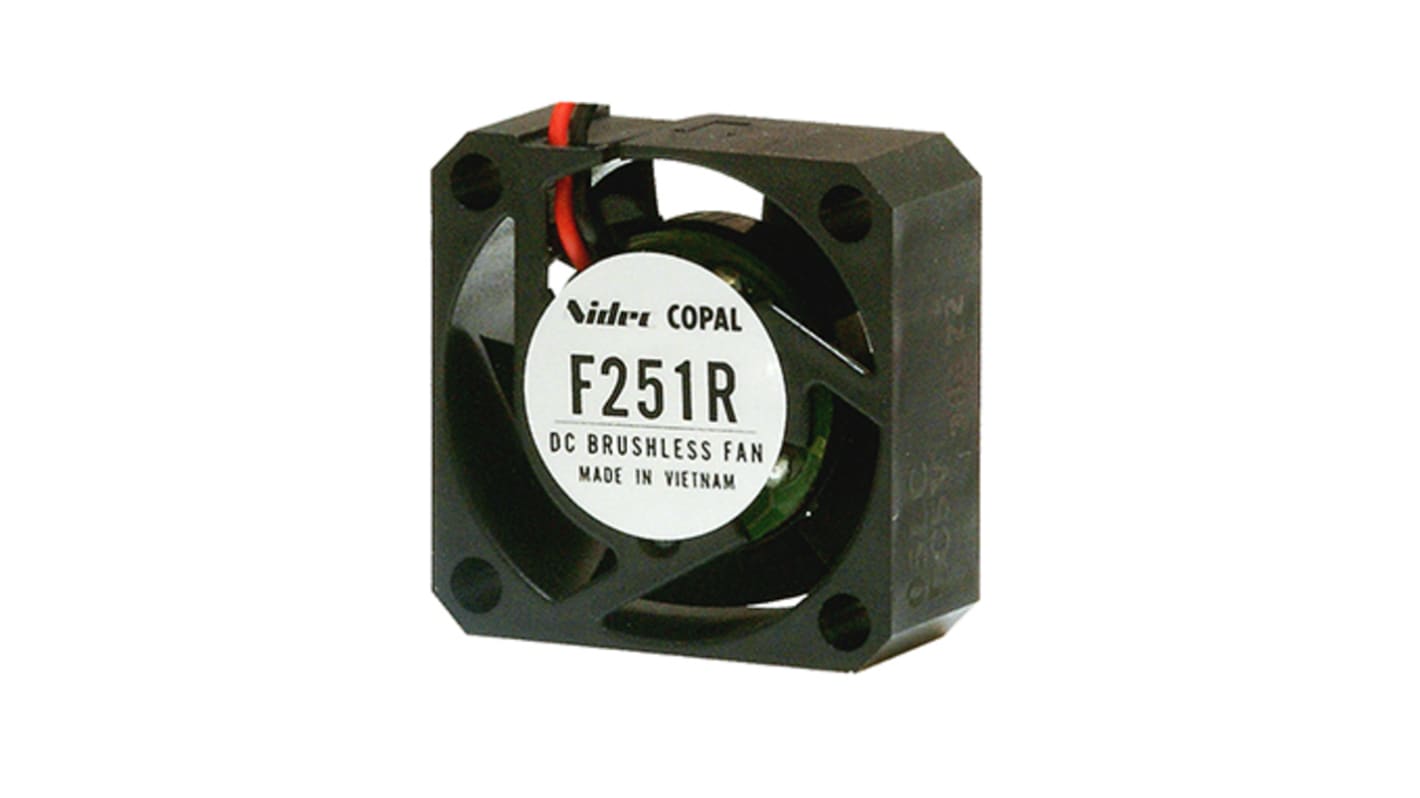 NIDEC COPAL ELECTRONICS GMBH 軸流ファン 電源電圧：5 V dc, DC, F251R-05LC